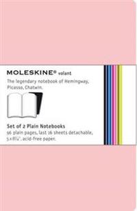 Moleskine Volant Plain Notebook Pink Large