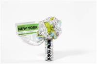 New York Crumpled City Map
