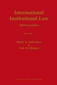 International Institutional Law: Unity Within Diversity