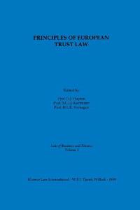 Principles of European Trust Law