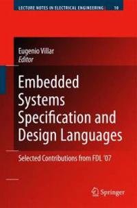 Embedded Systems Specification and Design Languages