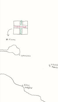 Grönska träd och träd som ser