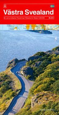 Västra Svealand Bil & Turistkarta Nr2 - 1:250000