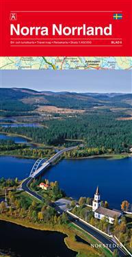 Norra Norrland Bil & Turistkarta Nr6 - 1:400000