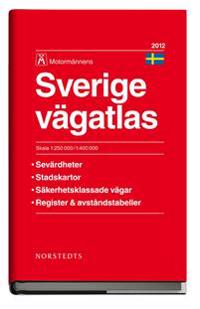 Sverige Vägatlas 2012 Motormännen - 1:250000-:400000