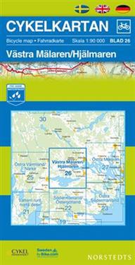 Cykelkartan Blad 26 Västra Mälaren/Hjälmaren - 1:90000