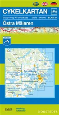 Cykelkartan Blad 27 Östra Mälaren - 1:90000