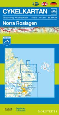 Cykelkartan Blad 29 Norra Roslagen - 1:90000