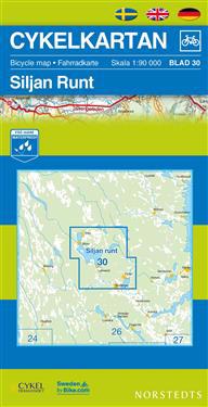 Cykelkartan Blad 30 Siljan runt - 1:90000