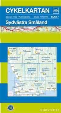 Cykelkartan Blad 7 Sydvästra Småland - 1:90000