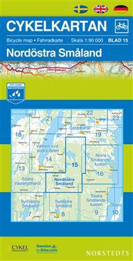 Cykelkartan Blad 15 Nordöstra Småland - 1:90000