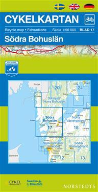Cykelkartan Blad 17 Södra Bohuslän - 1:90000