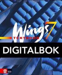 Wings blue åk 7 Textbok Digitalbok ljud