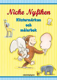 Nicke Nyfiken - Klistermärken och målarbok