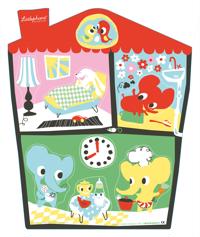 Lillefanten - träpussel