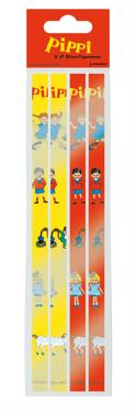 Pippi 4 st blyertspennor