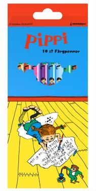 Pippi 10 st Färgpennor