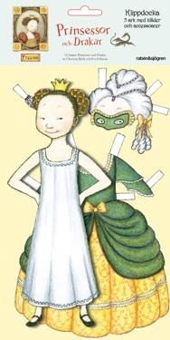 Klippdocka Freesia - Prinsessor och drakar