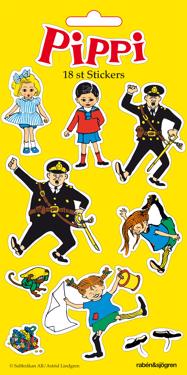 Pippi - Stickers - 18 stickers