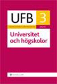 UFB 3 Universitet och högskolor 2012/2013