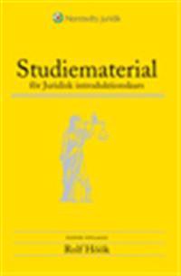 Studiematerial för Juridisk introduktionskurs