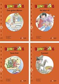 Bumerang småböcker Upplevelse  läsnivå 3, 4-pack