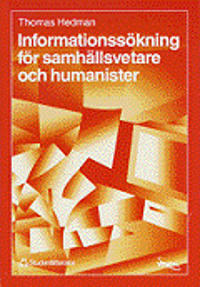 Informationssökning för samhällsvetare och humanister
