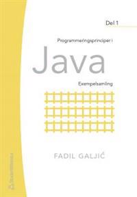 Programmeringsprinciper i Java : exempelsamling. D. 1