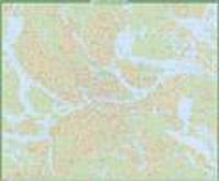 Stockholmskartan 1:25 000: enkel väggkarta i papptub