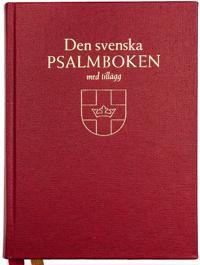 Den svenska psalmboken med tillägg och ny bönbok (bänkpsalmbok - röd)