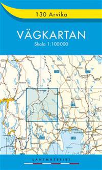 130 Arvika Vägkartan - 1:100000