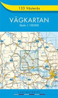 133 Västerås vägkartan - 1:100000