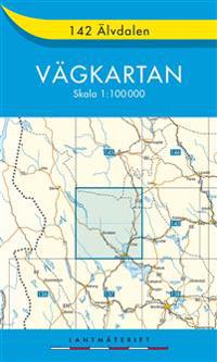 142 Älvdalen Vägkartan - 1:100000