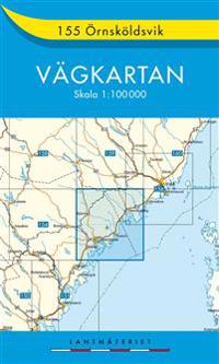 155 Örnsköldsvik Vägkartan - 1:100000
