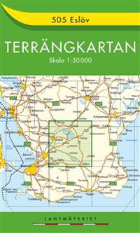 505 Eslöv Terrängkartan - 1:50000
