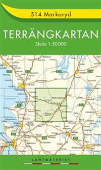 514 Markaryd terrängkartan - 1:50000