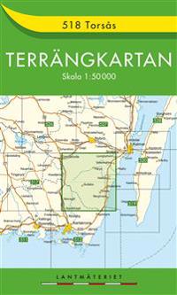 518 Torsås Terrängkartan - 1:50000