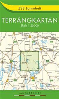 533 Lammhult Terrängkartan - 1:50000