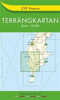 539 Hemse Terrängkartan - 1:50000