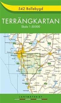 542 Bollebygd Terrängkartan - 1:50000