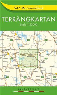 547 Mariannelund Terrängkartan - 1:50000