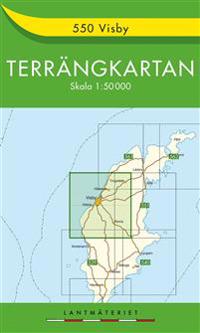 550 Visby Terrängkartan - 1:50000