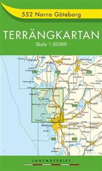 552 Norra Göteborg Terrängkartan - 1:50000