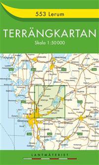 553 Lerum Terrängkartan - 1:50000