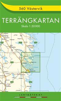 560 Västervik Terrängkartan - 1:50000