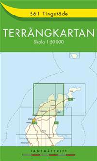 561 Tingstäde Terrängkartan - 1:50000