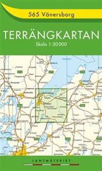 565 Vänersborg Terrängkartan - 1:50000