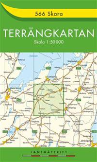 566 Skara Terrängkartan - 1:50000