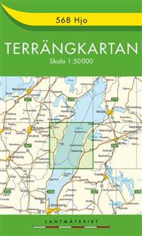 568 Hjo Terrängkartan - 1:50000