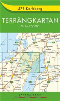578 Karlsborg Terrängkartan - 1:50000